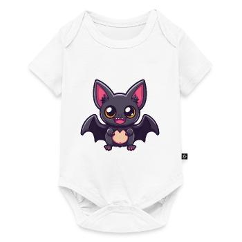 Bat Halloween Funny Comic - Baby Premium short-sleeve bodysuit - white - Front