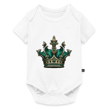 Krone Royal Crown - Baby Premium short-sleeve bodysuit - white - Front
