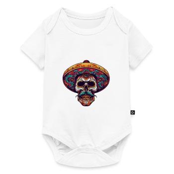 Mexican Skull - Baby Premium short-sleeve bodysuit - white - Front