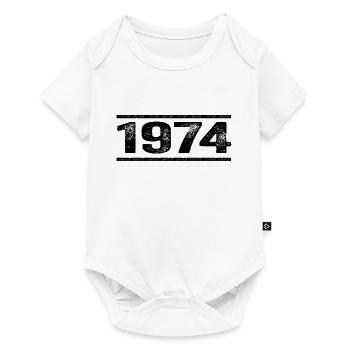 1974 Retro 1974 Birthday 1974 Vintage 1974 - Baby Premium short-sleeve bodysuit - white - Front