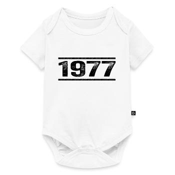 1977 Rétro 1977 Anniversaire 1977 Millésime 1977 - Body à manches courtes Premium Bébé - blanc - Devant