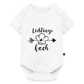 Lieblingskoch kochen Hobbykoch Spruch Geschenk - Baby Premium Kurzarmbody - Weiß - Vorne