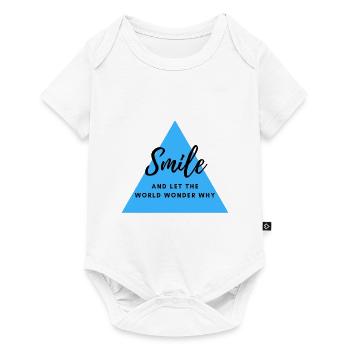 Smile - Baby Premium short-sleeve bodysuit - white - Front