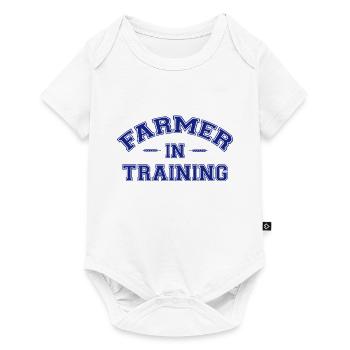 Funny Farming Farmer In Training - Baby Premium short-sleeve bodysuit - white - Front