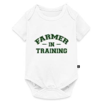 Funny Farming Farmer In Training - Baby Premium short-sleeve bodysuit - white - Front