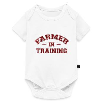 Funny Farming Farmer In Training - Baby Premium short-sleeve bodysuit - white - Front