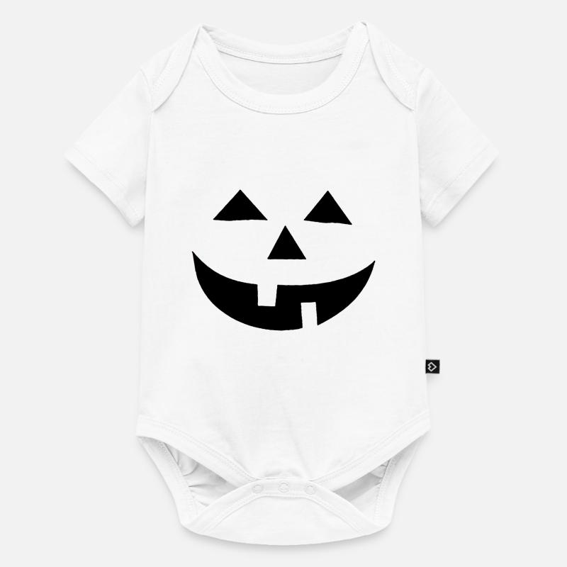 Jack O Latern - Baby Premium short-sleeve bodysuit - white