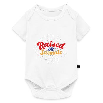 Aufgewachsen auf Sarmale - Baby Premium Kurzarmbody - Weiß - Vorne