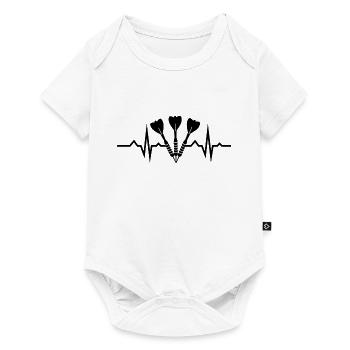 Darts Sports Fun - Baby Premium short-sleeve bodysuit - white - Front