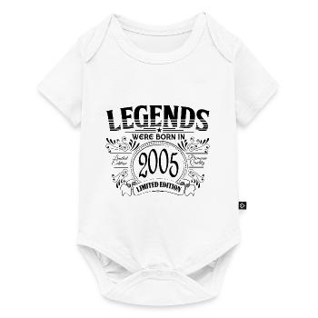 Des légendes sont nées en 2005 - Body à manches courtes Premium Bébé - blanc - Devant