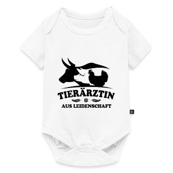 Tierärztin aus Leidenschaft - Baby Premium Kurzarmbody - Weiß - Vorne