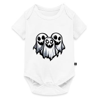Ghosts Halloween Ghost - Baby Premium short-sleeve bodysuit - white - Front