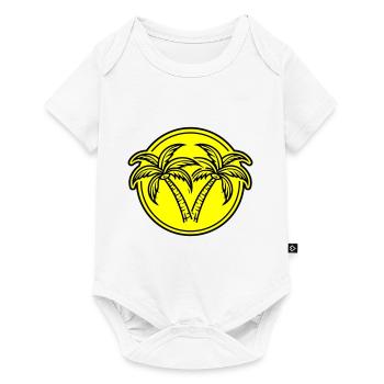 Palm Island Holiday Summer - Baby Premium short-sleeve bodysuit - white - Front