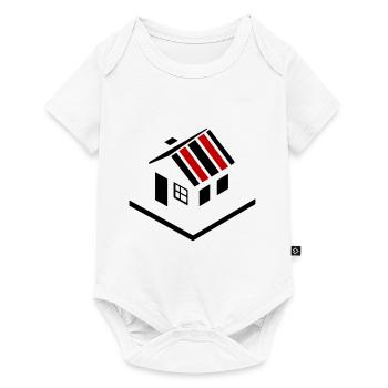 House Property Icon Logo - Baby Premium short-sleeve bodysuit - white - Front