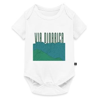 Via Dinarica – Long-Distance Trail - Baby Premium short-sleeve bodysuit - white - Front