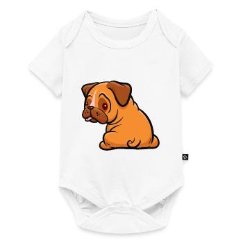 Carlin - Chien Fan - Cadeau - Body à manches courtes Premium Bébé - blanc - Devant