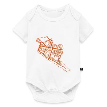 Friedrichshain Berlin - Baby Premium Kurzarmbody - Weiß - Vorne