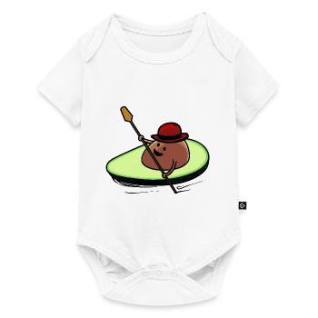 Avocado Holiday Ready Paddle Boat Tour Trip - Baby Premium short-sleeve bodysuit - white - Front