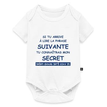 Je vais être grand frère - Body à manches courtes Premium Bébé - blanc - Devant