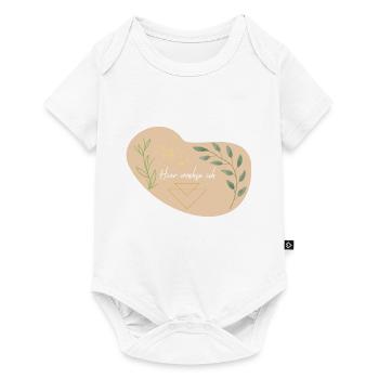 Baby unterwegs - Baby Premium Kurzarmbody - Weiß - Vorne