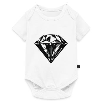 Diamond Jewel Symbol - Baby Premium short-sleeve bodysuit - white - Front