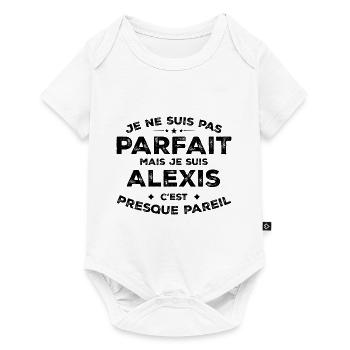 Alexis A name, an attitude Humor Alexis - Baby Premium short-sleeve bodysuit - white - Front