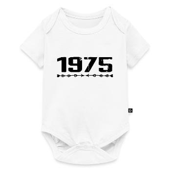 1975 Rétro 1975 Anniversaire 1975 Millésime 1975 - Body à manches courtes Premium Bébé - blanc - Devant