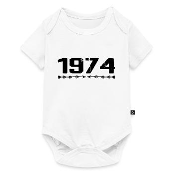 1974 Retro 1974 Birthday 1974 Vintage 1974 - Baby Premium short-sleeve bodysuit - white - Front