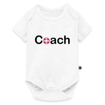 ★ design colors can be changed ★ Coach (lifebuoy) - Baby Premium short-sleeve bodysuit - white - Front