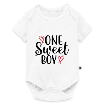 One Sweet Boy - Baby Premium short-sleeve bodysuit - white - Front