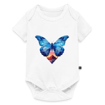 Blue Morpho Butterfly - Baby Premium short-sleeve bodysuit - white - Front