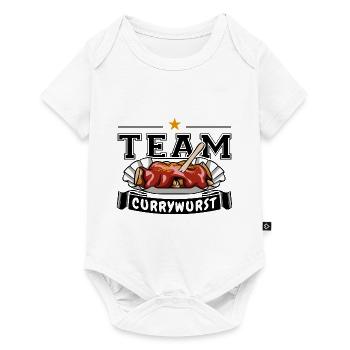 Team Currywurst - Fast Food - Kult - Baby Premium Kurzarmbody - Weiß - Vorne