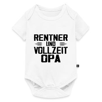 Retiree but full-time grandpa - Baby Premium short-sleeve bodysuit - white - Front