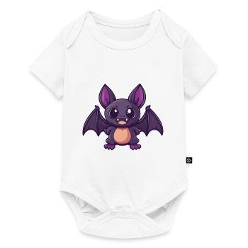 Bat Halloween Funny Comic - Baby Premium short-sleeve bodysuit - white - Front