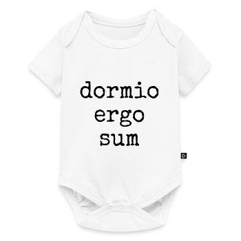 dormio ergo sum - Je dors, donc je suis - Body à manches courtes Premium Bébé - blanc - Devant