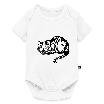 Cheshire cat - Baby Premium short-sleeve bodysuit - white - Front