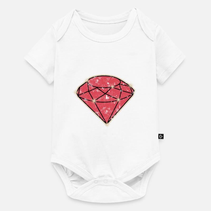 ruby - Baby Premium short-sleeve bodysuit - white