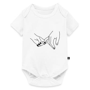 hands man and woman ud421 - Baby Premium short-sleeve bodysuit - white - Front