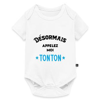 Idée D'Annonce De Grossesse - Body à manches courtes Premium Bébé - blanc - Devant