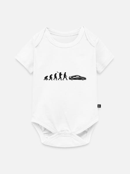 Auto De Sport Evolution - Baby Premium Kurzarmbody - Weiß