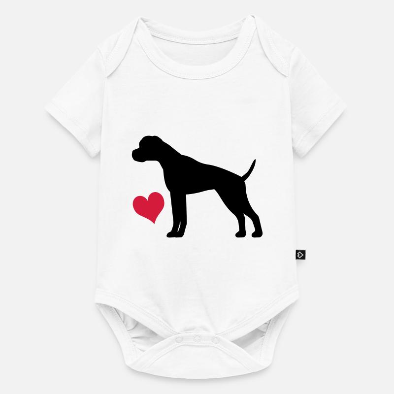 Boxer - Baby Premium Kurzarmbody - Weiß