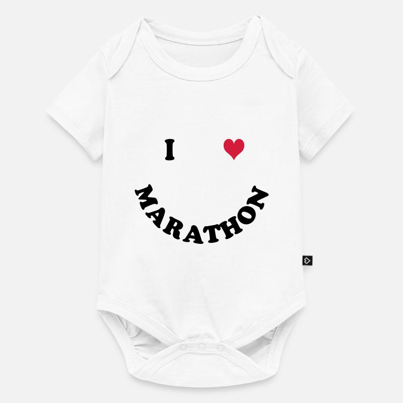 Marathon - Baby Premium Kurzarmbody - Weiß