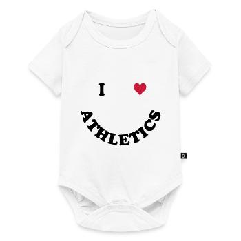 Athletics - Baby Premium short-sleeve bodysuit - white - Front