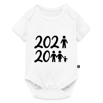2021-2022 famille - Body à manches courtes Premium Bébé - blanc - Devant