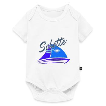 Schotte Crew auf Segelboot Segler Boot Skipper - Baby Premium Kurzarmbody - Weiß - Vorne