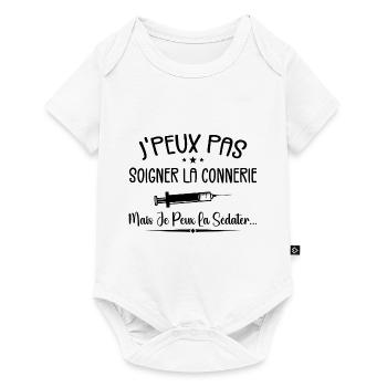 Citations Cool Pour Les Infirmière Géniale - Body à manches courtes Premium Bébé - blanc - Devant