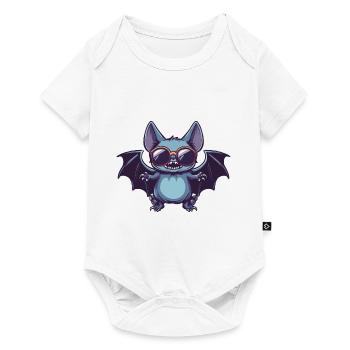 Bat Halloween Cool - Baby Premium short-sleeve bodysuit - white - Front
