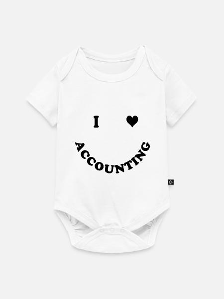 Buchhalter - Baby Premium Kurzarmbody - Weiß