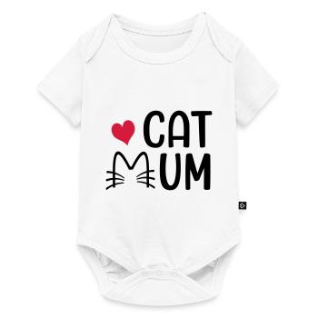 Chat - Body à manches courtes Premium Bébé - blanc - Devant