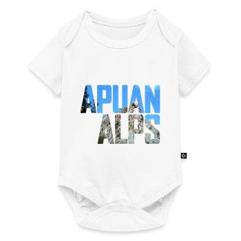 Apuanische Alpen - Baby Premium Kurzarmbody - Weiß - Vorne